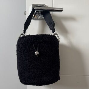 lululemon athletica Black Sherpa Mini Bag
